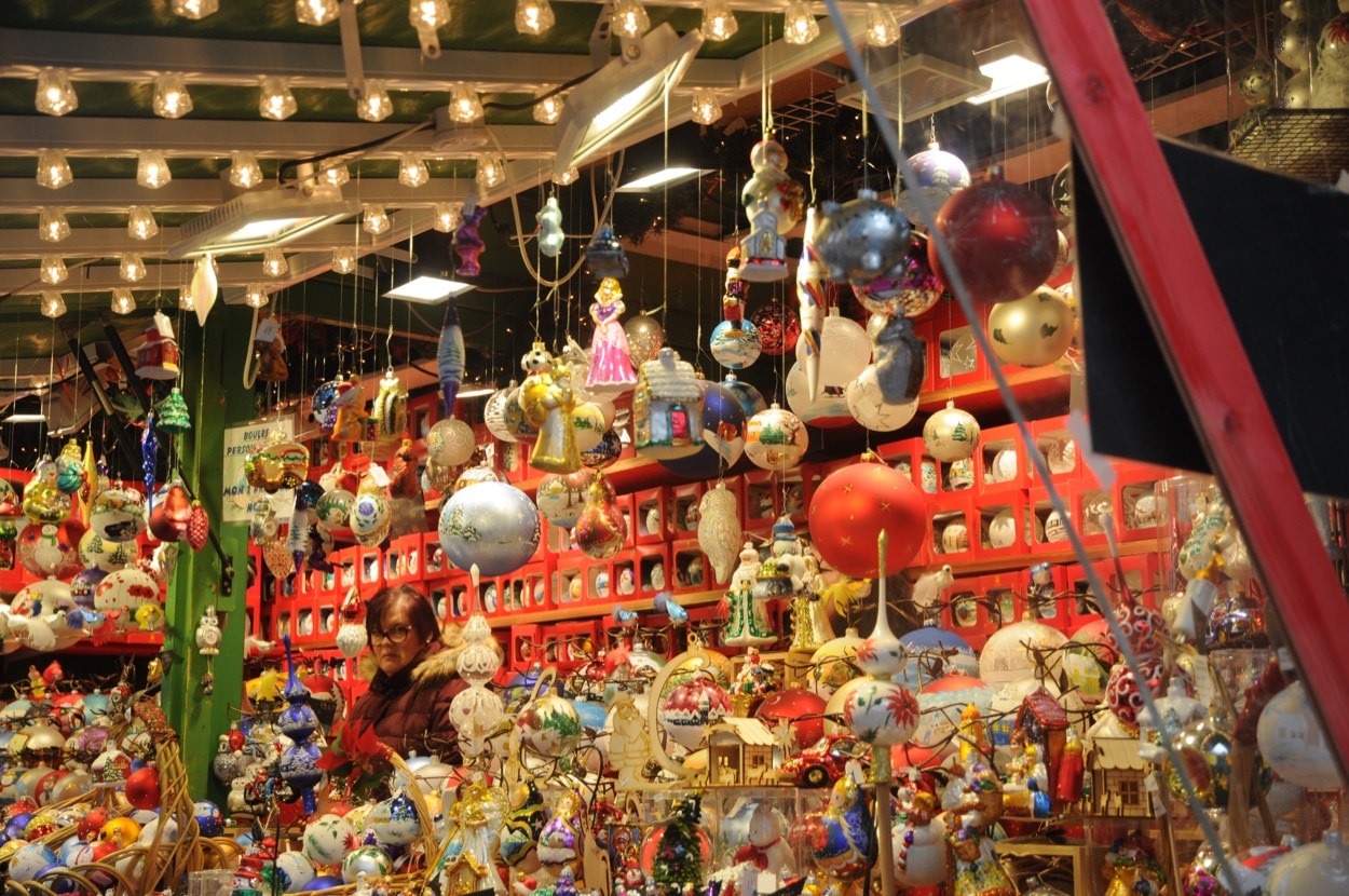 メッスのマルシェドノエルの屋台