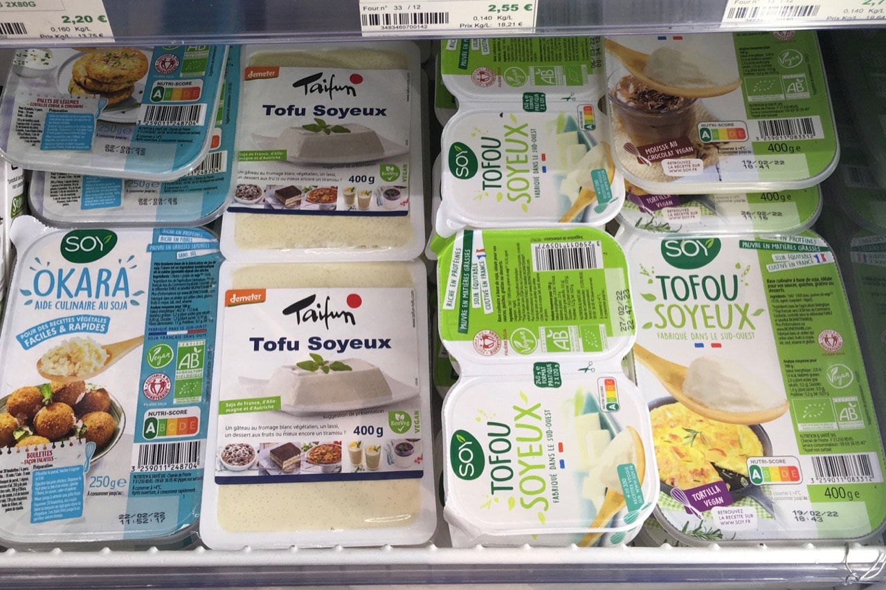 オーガニックショップの豆腐