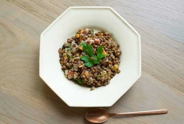 フランスのお惣菜レシピ１〜レンズ豆のサラダ〜