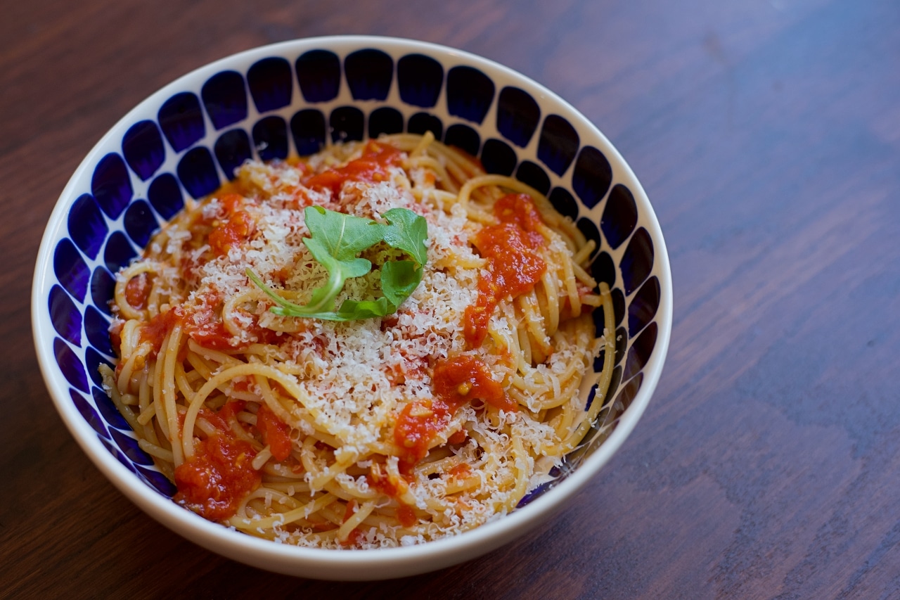 トマトソーススパゲティ