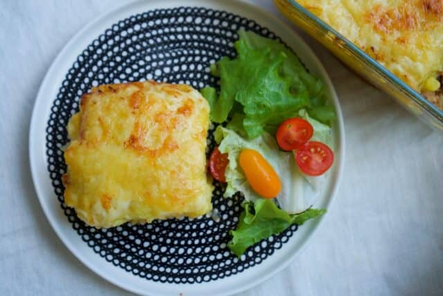 フランスの冬のお惣菜レシピ５　〜子どもたちも大好きアッシ・パルマンティエ(ジャガイモとひき肉のグラタン)〜