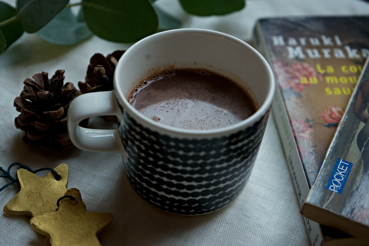 ホットチョコレートと本