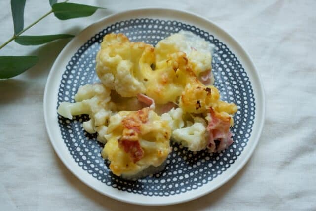 フランスの冬のお惣菜レシピ６〜カリフラワーグラタン〜