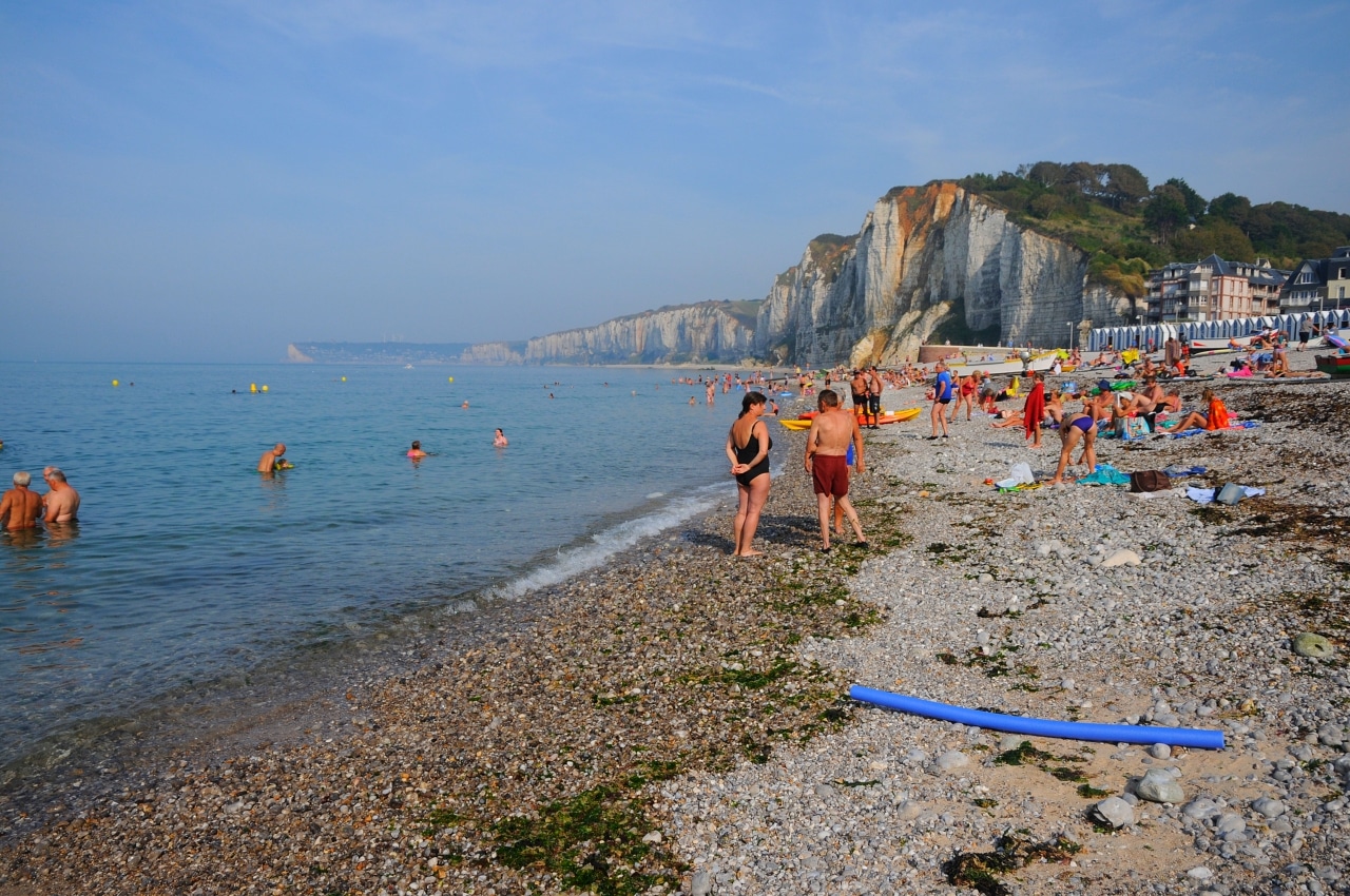 フランスの夏のビーチ