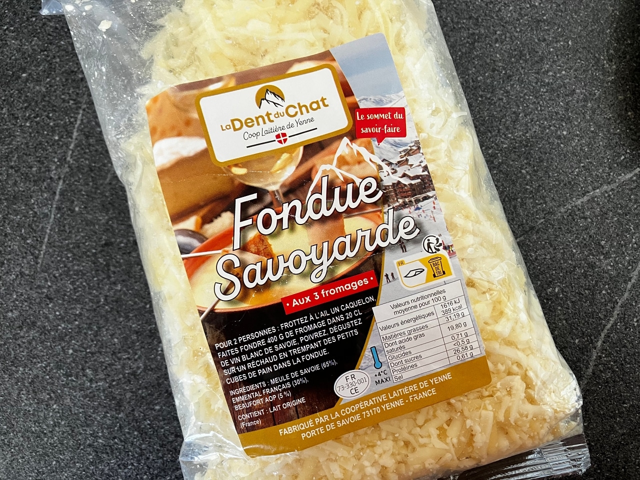 フランス販売されているチーズフォンデュ用のチーズ